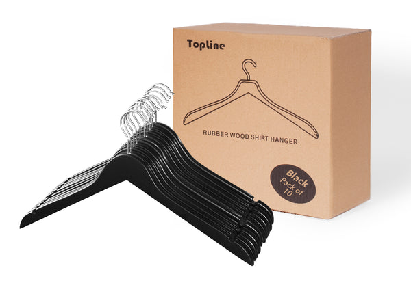 Shirt Hangers with Curved Notches