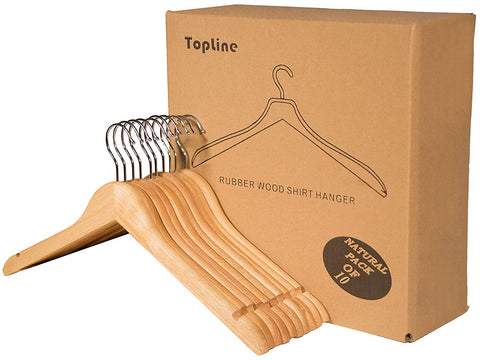 Shirt Hangers with Curved Notches